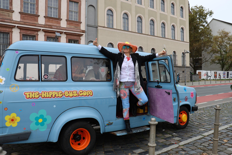 Frankfurt: Recorrido turístico en autobús hippie