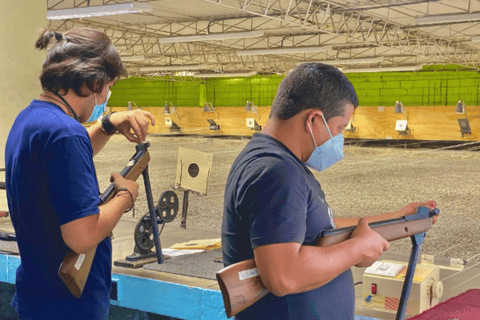 LIMA: PRACTICA DE TIRO CON CARABINA DE AIRE + INSTRUCCION TEORICA