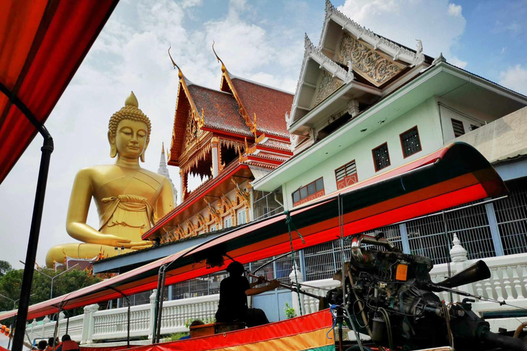 Bangkok: Tour em pequenos grupos pelos canais em um barco de cauda longaBangkok: excursão para grupos pequenos pelos canais em barco Longtail