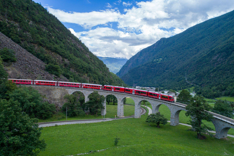 From Milan: Bernina Red Train and St. Moritz Tour Tour Departing from Milan