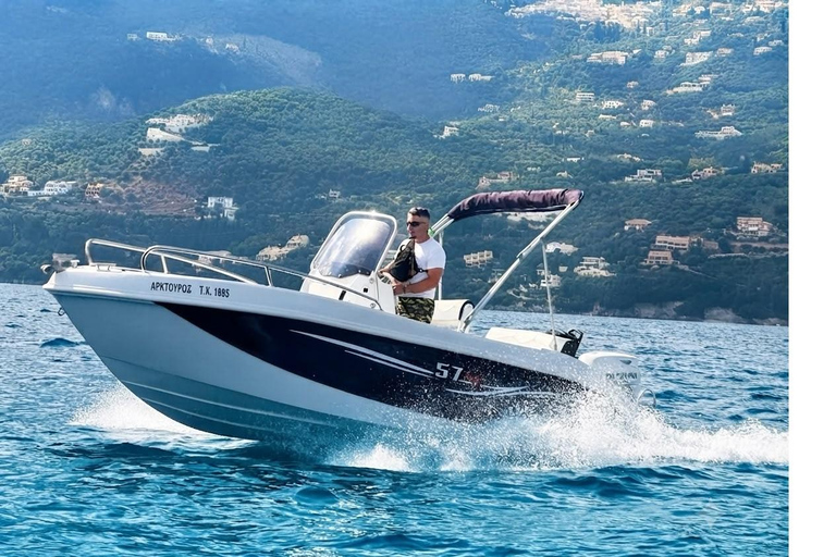 Corfu: Private Boat Tour with Skipper and Drinks Corfu: Private Boat Tour with Skipper and Drinks 7 Hours