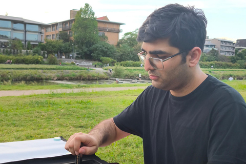 Kyoto: FUN Calligraphy Experience – Launch Special! Private Authentic Shodo Experience near Ninnaji Temple