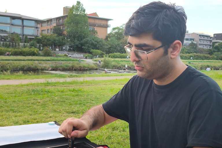 Kyoto: FUN Calligraphy Experience – Launch Special! Private Authentic Shodo Experience near Ninnaji Temple