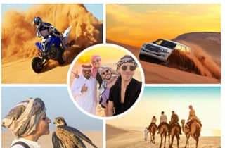 Doha:ATV, Quad oder Buggy Dune Bashing, CamelRide & Sandboarding