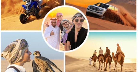 Doha: ATV, Quad or Buggy Dune Bashing, Camel Ride & Sandboarding