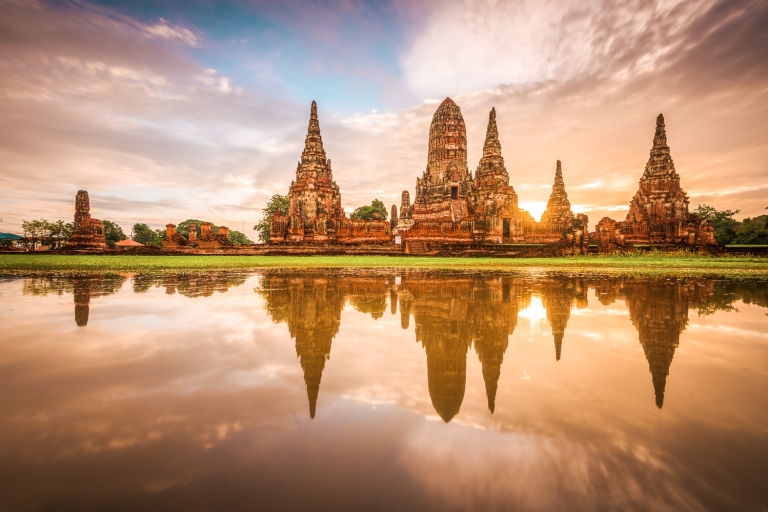 Bangkok: Viaje Privado a los Templos de Ayutthaya y al Mercado NocturnoExcursión privada de un día