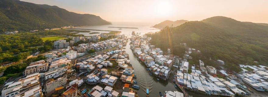 Île de Lantau : téléphérique prioritaire, Tai O et transfert direct