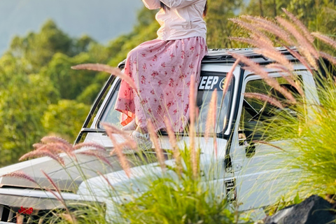 Bali: Sunrise Tour by 4WD Jeep and Instagramable Cafe Enttrance Tickets to The Janu Natural Hot Spring