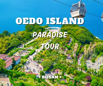 From Busan: Enchanting Oedo Island Day Tour with Windy Hill