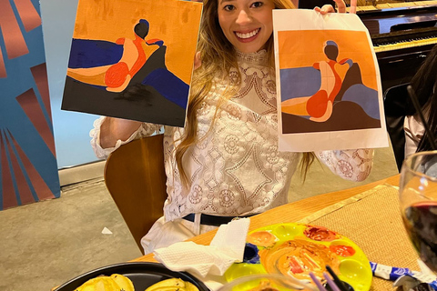Bogotá: Painting Workshop with Welcome Drink
