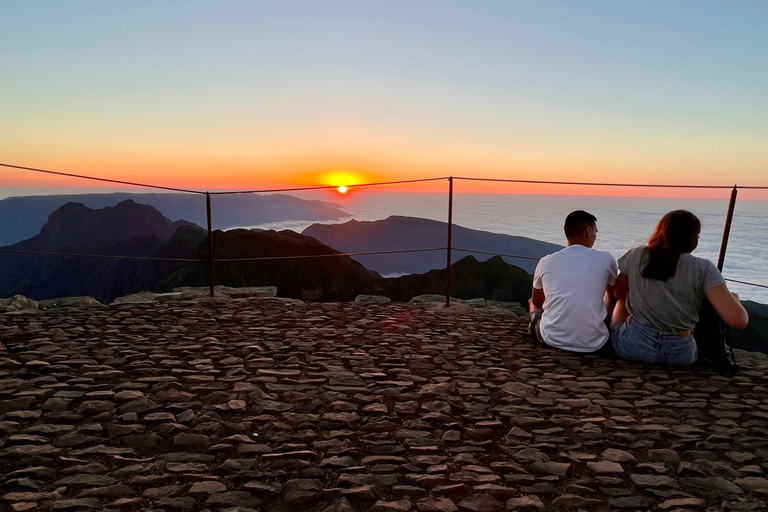 Pico Areeiro Zonsopgang + De trap naar de hemel + Levada Balcões