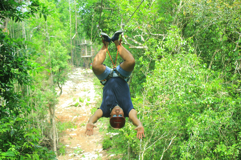 Abenteuer ATV, Zipline und Cenote Tour in Puerto Morelos