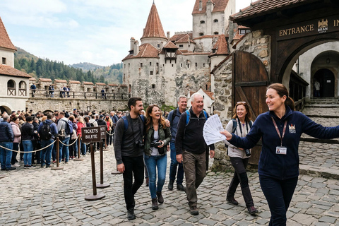 Bucharest: 3 Castles Tour - Bran, Peles & Wednesday Castle Interactive Audio Guide in 24+ languages.