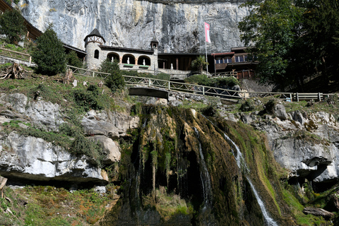 Interlaken: St-Béat Caves & Harder Kulm - Private Van from Montreux