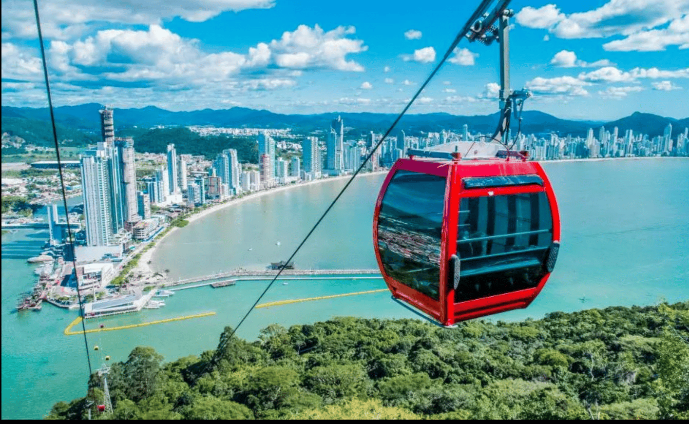 Florianópolis: Camboriu & Unipraias Park mit Seilbahnfahrt