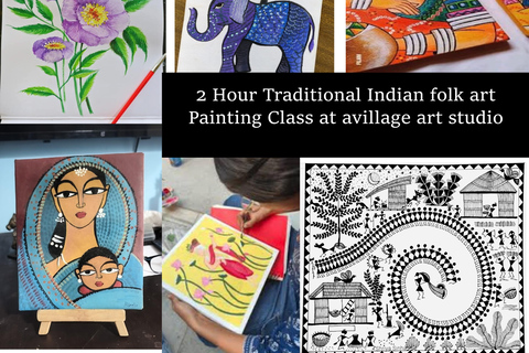 Mumbai: Painting Class with Unlimited Non-Alcoholic Drinks
