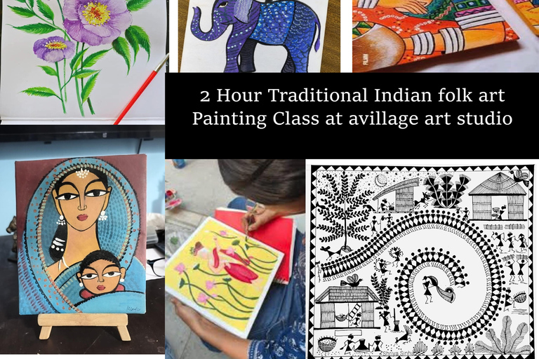 Mumbai: Painting Class with Unlimited Non-Alcoholic Drinks