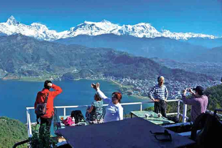 Excursão ao nascer do sol em Sarangkot sobre a Cordilheira do Himalaia AnnapurnaSomente motorista