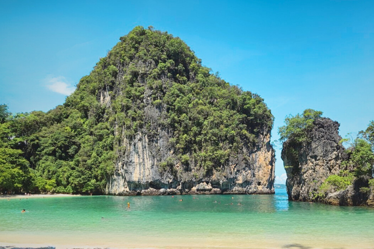 Krabi: Luxury Vintage Wooden Boat Cruise With Island Hopping Private: One day 4 Islands Tour