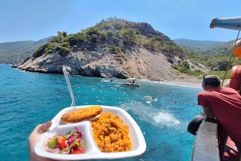 Kusadasi: Guzelcamli Boat Tour, Lunch & Foam Party