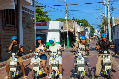 Taganga Beach Electric Motorcycle Tour, Kayak & Snorkel tour