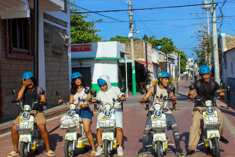 Taganga Beach Electric Motorcycle Tour, Kayak & Snorkel tour