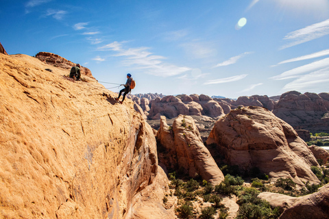 Moab : Excursion dans le canyon Bow and Arrow Canyoneering