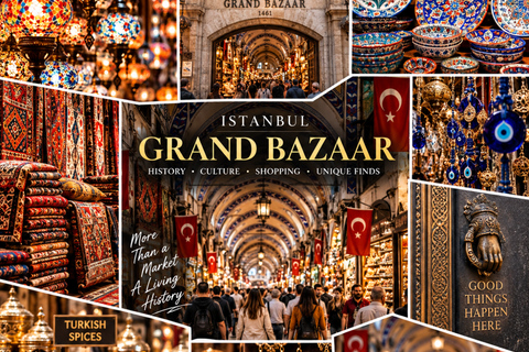 Istanbul: 5-in-1 Hagia Sophia Topkapi Cistern & Grand Bazaar Small Group Tour English