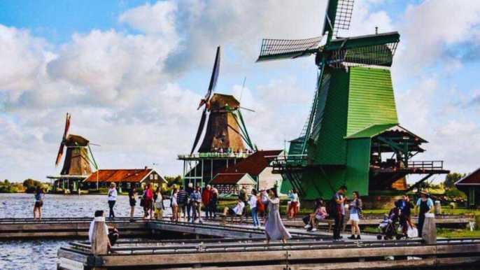 Amsterdam: Excursión de un día a los Molinos de Viento de Giethoorn y Zaanse Schans