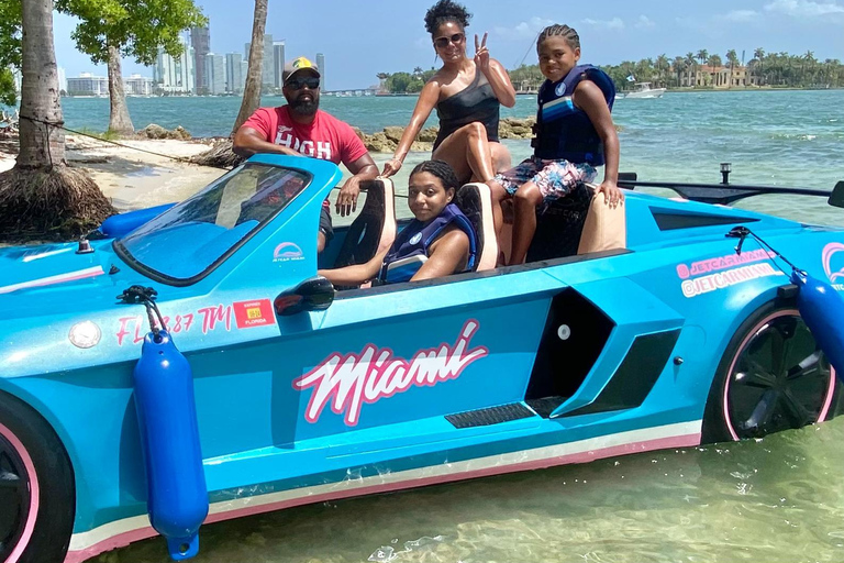 Adrenaline Rush in Miami: JetCar Unique private Experience 1 Adult without Gas and Marina Fees