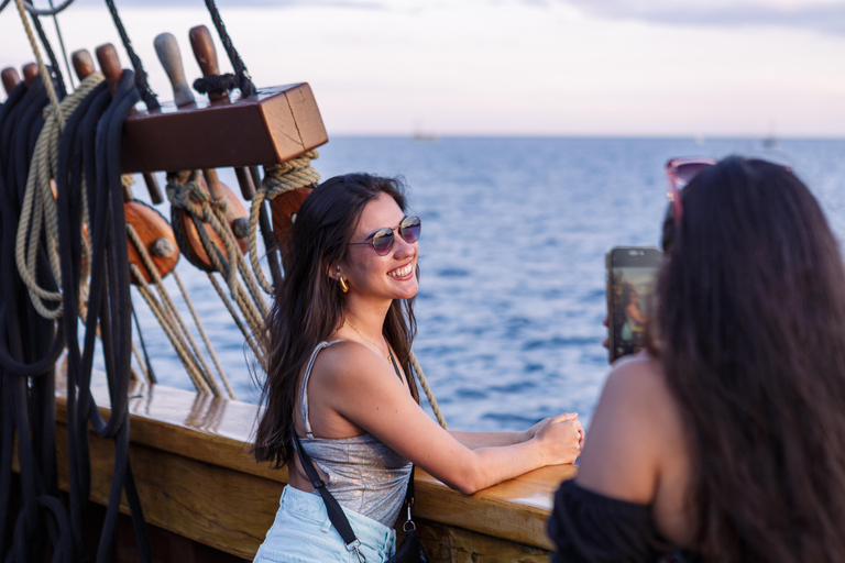Dubrovnik: Galleon Sunset Cruise with a Live Guide & Drink Sunset Cruise in English