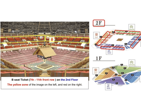 Tóquio: Torneio de luta de sumô em Ryogoku (assento B)