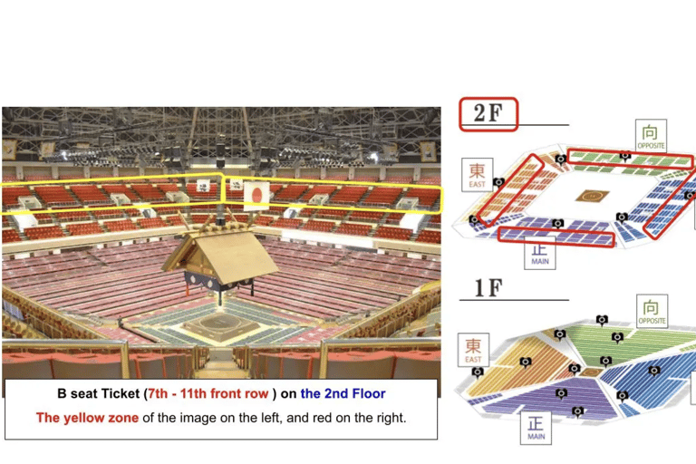 Tóquio: Torneio de luta de sumô em Ryogoku (assento B)