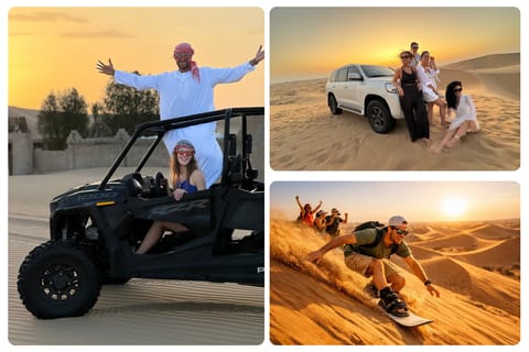 Abu Dhabi: Desert Safari with Dune Buggy & BBQ Dinner