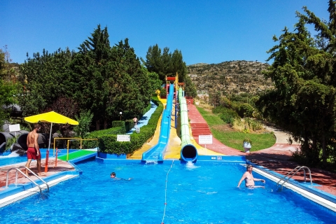 Chersonissos: Acqua Plus Waterpark toegangskaartjeVervoer vanuit Agios Nikolaos-Elounda