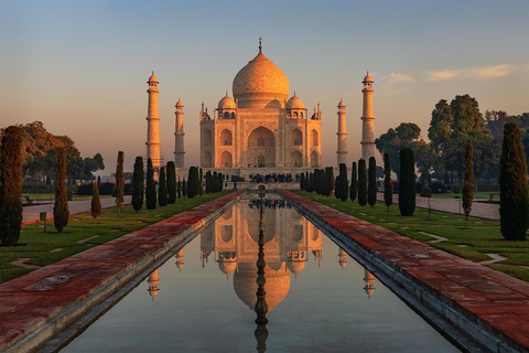 Från Delhi: Taj Mahal, Agra Fort dagstur med transferAllt inklusive