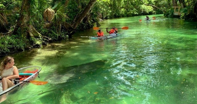 Visit Weeki Wachee Guided Clear Kayak Tours in Florida
