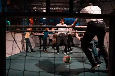 Prague: Human Table Football at Fun Arena