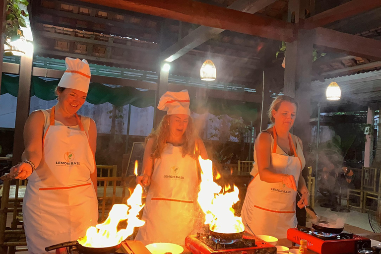 Hoi An : Vegan Cooking Class w Optional Market & Basket Boat Only Cooking Class