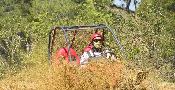Side: Quad, Buggy & Zipline Safari with Family Options