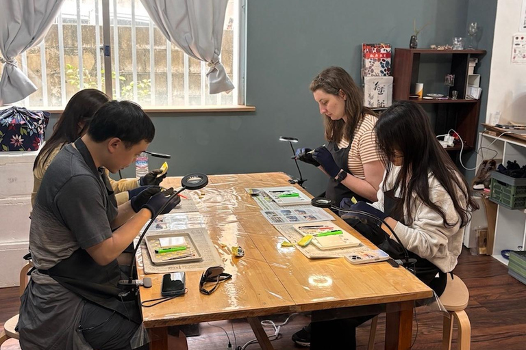 Kintsugi-verkstad i Naha, Okinawa