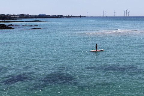 Jeju Aewol Seaside Retreat – SUP Adventure Golden Hour SUP Experience (2hrs. Rental)