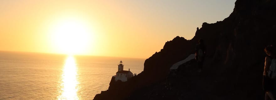 Randonnée au coucher du soleil jusqu'au phare, Dona Amélia