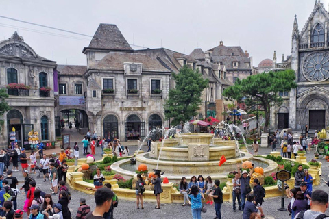 Da Hoian/Danang: Tour di gruppo delle Colline di Bana e del Ponte d&#039;OroDa Danang/Hoian: Ponte d&#039;oro delle colline di Bana (senza biglietto d&#039;ingresso)