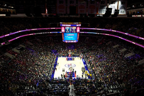 Philadelphia: Philadelphia 76ers Basketball Game Ticket Lower Baseline