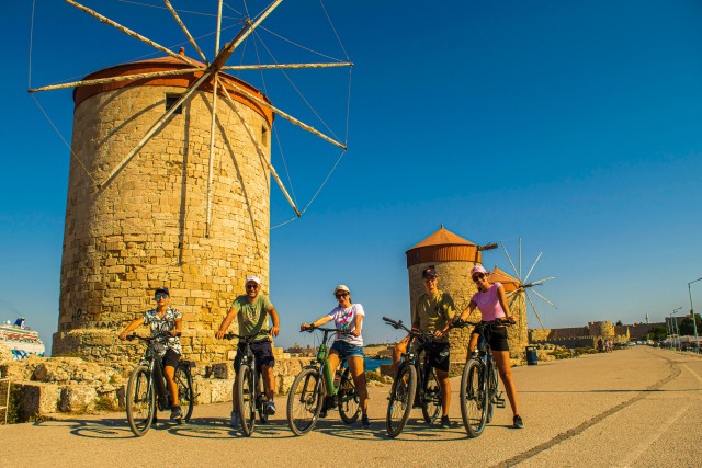 Visit Rhodes E-bike Highlights Sunset or Morning Photo Tour in Rhodes, Greece