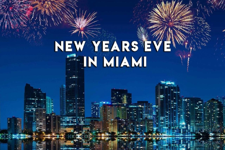 New years FIREWORKS cruise on Biscayne bay