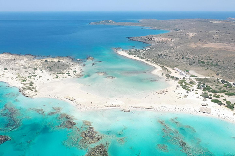 Viagem de 1 dia para as praias particulares de Elafonissi e Falassarna (com SUP)elaf falas