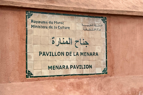 Marrakech: La Ménara Pavilion Visit with Digital Audio-Guide
