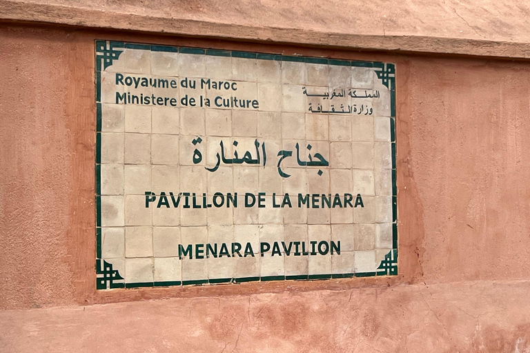 Marrakech: La Ménara Pavilion Visit with Digital Audio-Guide